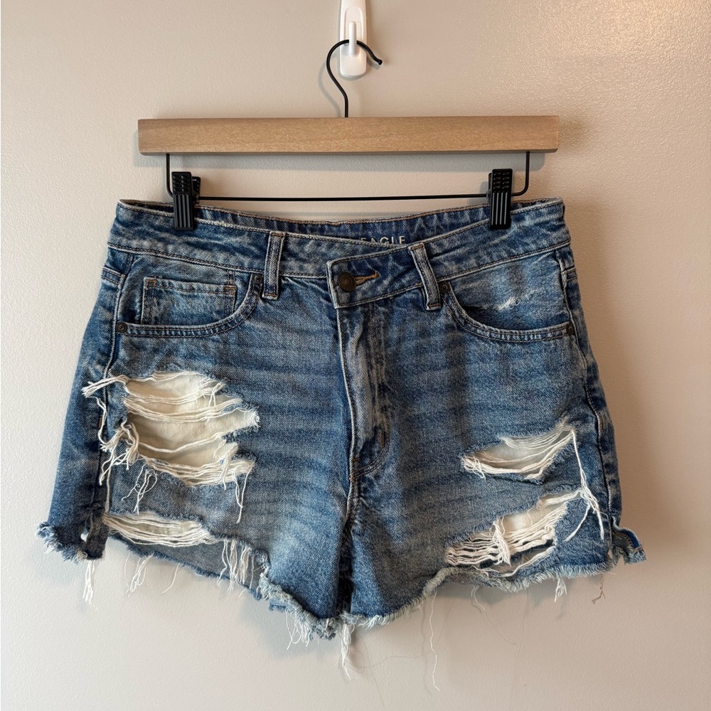 American Eagle Outfitters Strigid Mom Shorts